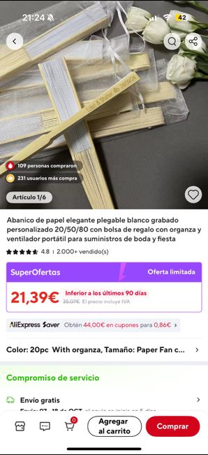 Alguien ha comprado pai pai personalizado para la boda? 1