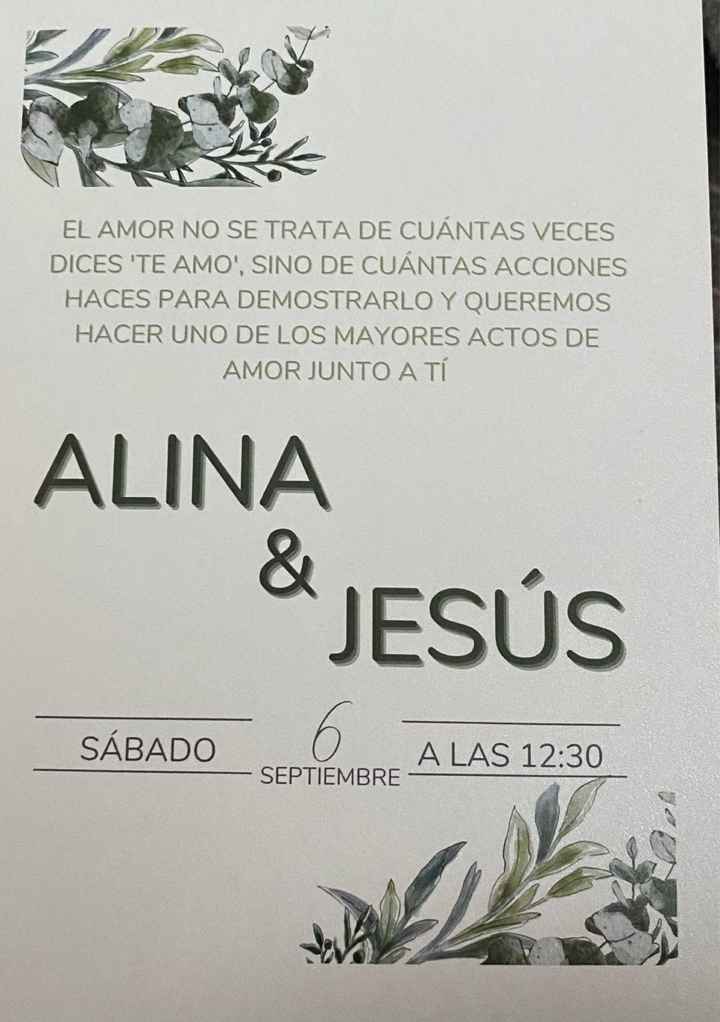 Invitaciones "a mano" - 3