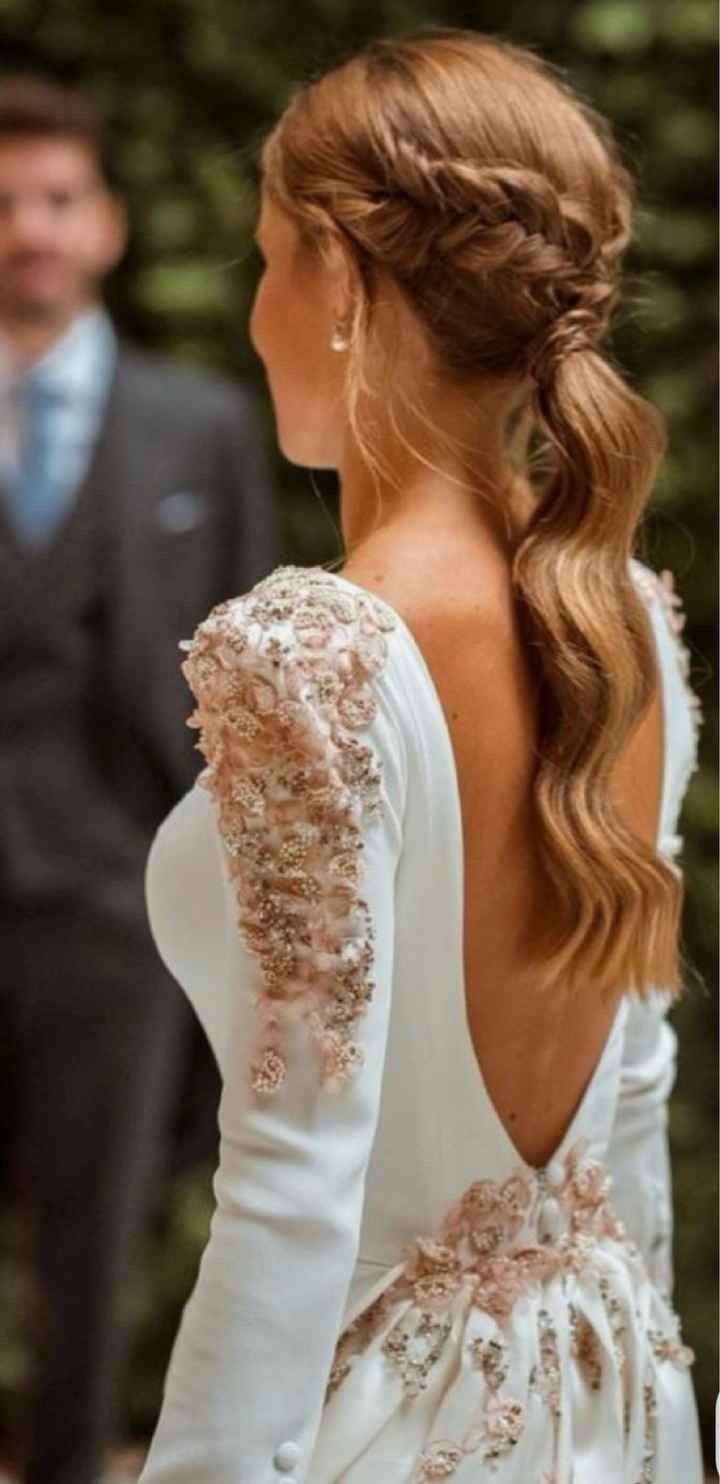 Peinado novias, independiente de la espalda. - 2