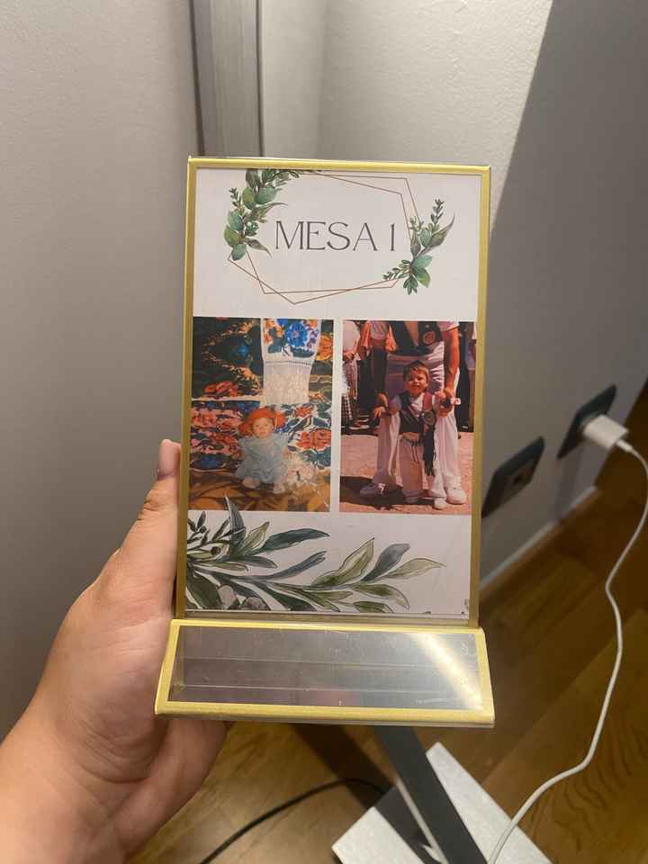 Número de mesa - 1