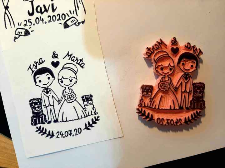 Sellos personalizados para bodas - 1