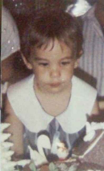 Yo (Mónica), cuando era niña