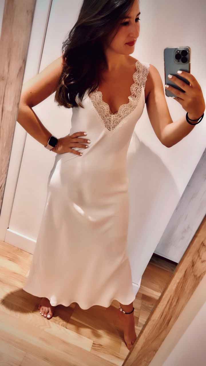 Camisón y bata de mi boda 🤍 - 1