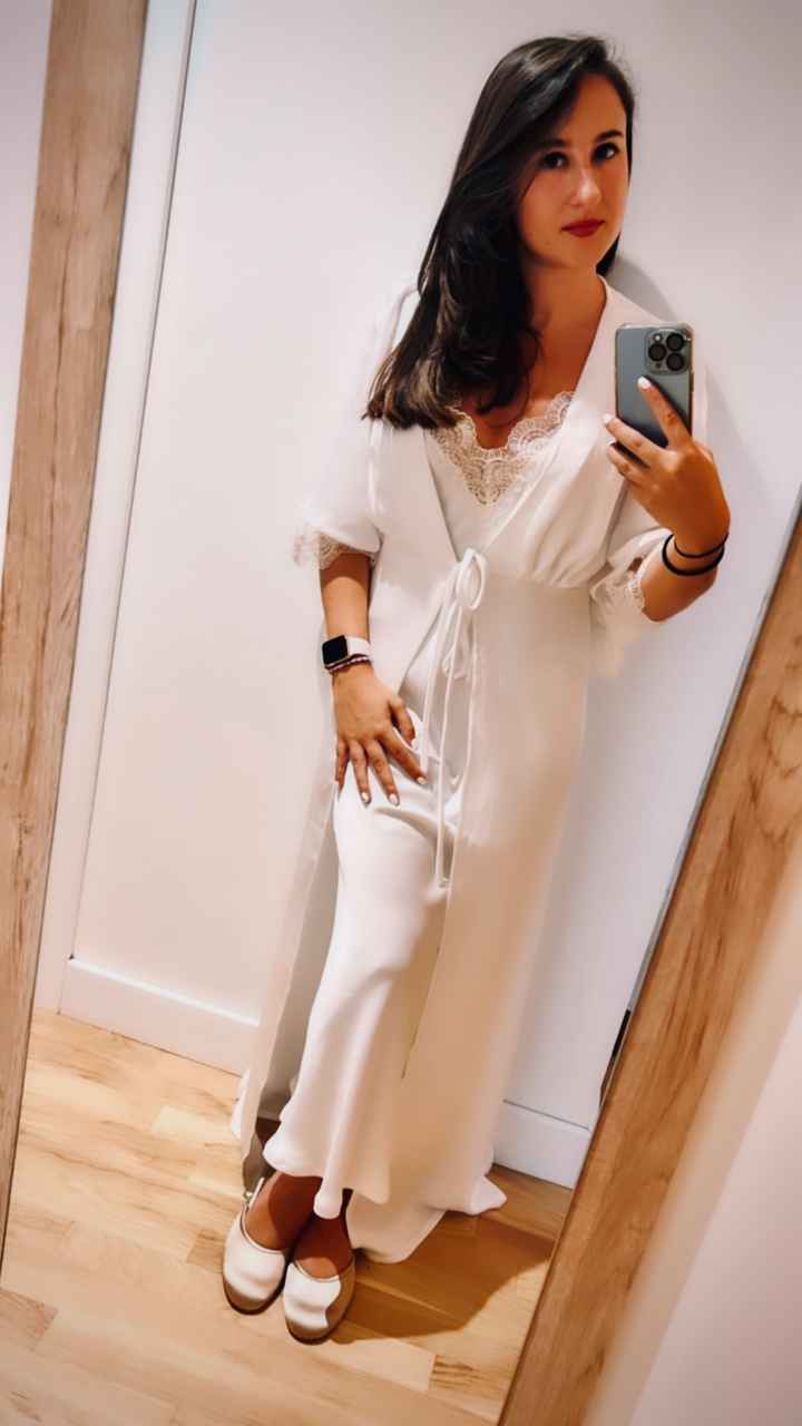 Camisón y bata de mi boda 🤍 - 2