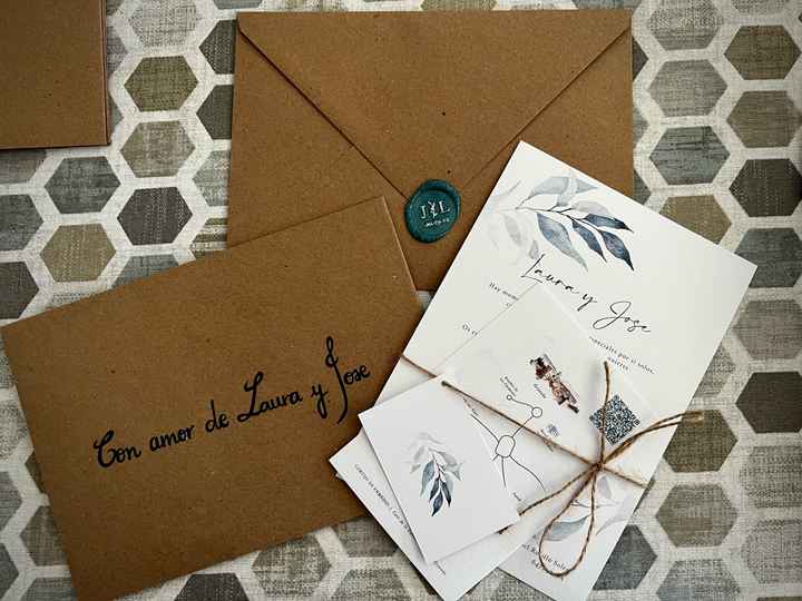 nombre tarjetas invitaciones de boda - 1