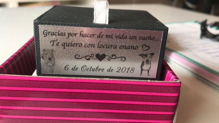 Gemelos personalizados para mi marinovio - 2
