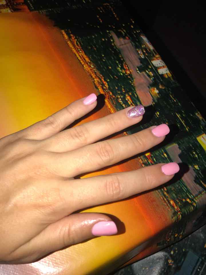 Probando uñas de gel - 1