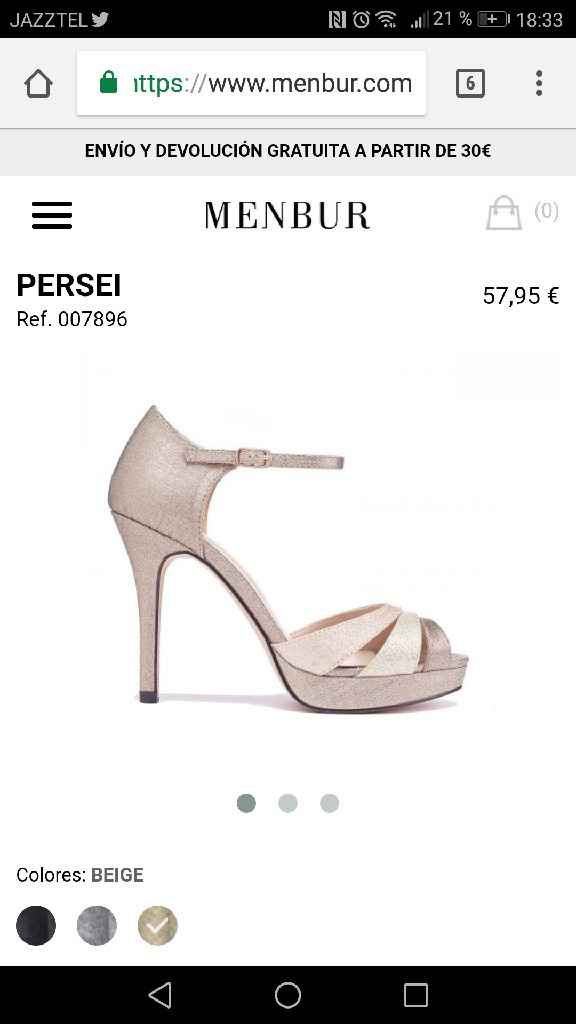 Duda zapatos novia. - 2