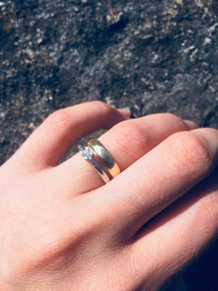 Combinaciones de anillos de compromiso y alianzas Reci n Casad s