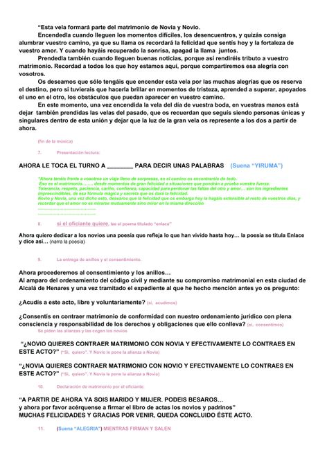Ejemplo de ceremonia civil 2