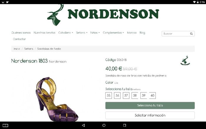 Zapatos lilas - 1