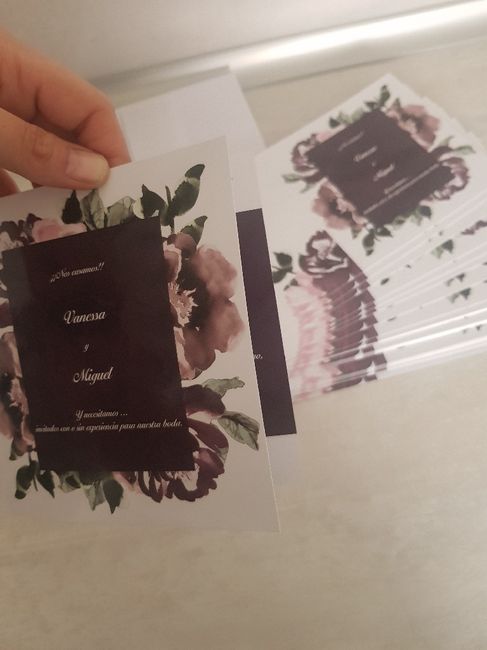 Ya tenemos nuestras invitaciones 😍 - 1