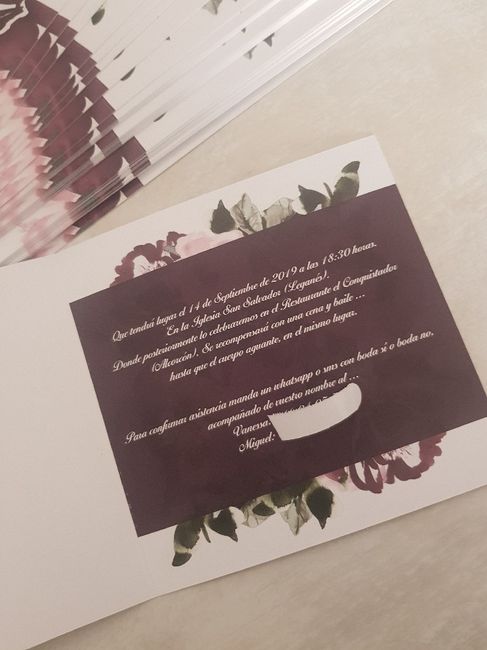 Ya tenemos nuestras invitaciones 😍 - 2
