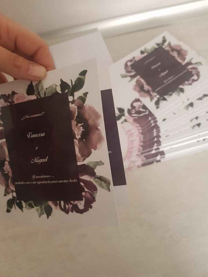 Ya tenemos nuestras invitaciones 😍 - 1