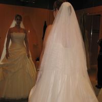 Traje vista desde atrás!!! Reflejado en el espejo