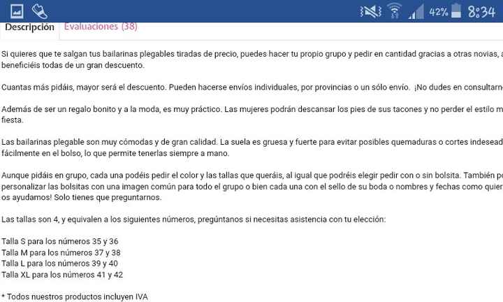 Alpargatas para invitadas pedir en grupo - 2