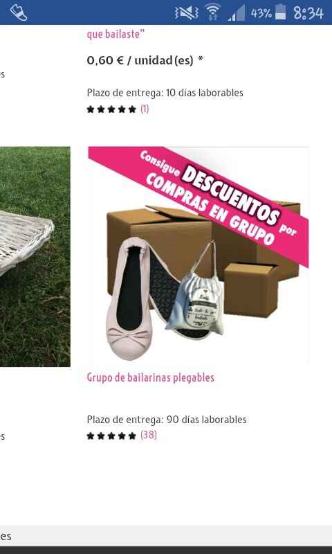 Alpargatas para invitadas pedir en grupo - 3
