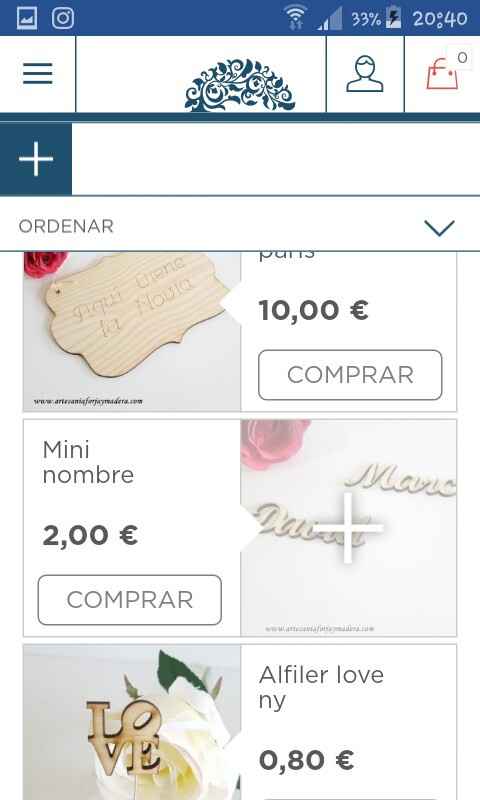 Detalle nombres para mesa invitados de madera - 2