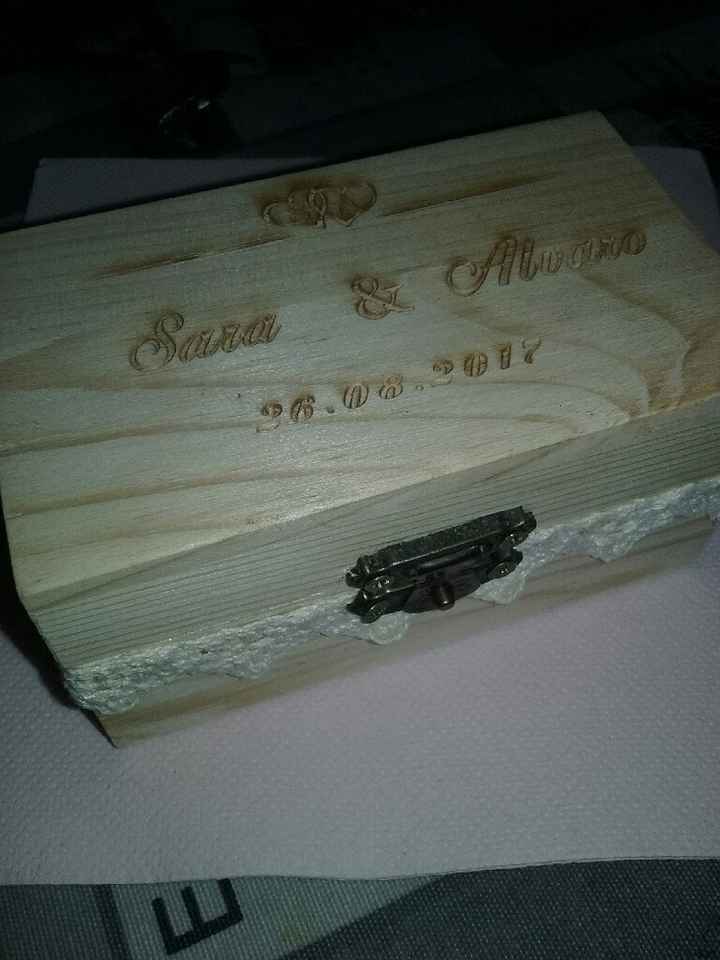 Cajitas para alianza estilo vintage? - 1