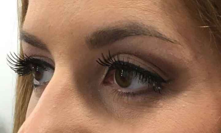 Maquillaje de novia; duda con pestañas postizas - 1