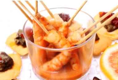 Gamba roja en suquet