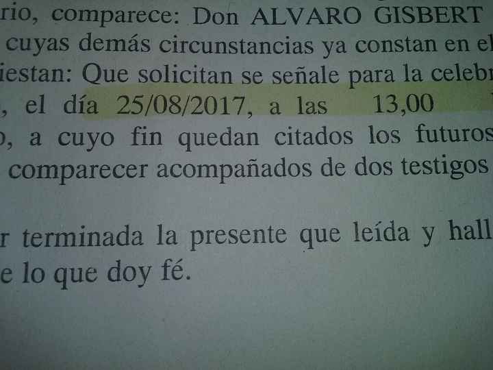 CITA PARA CASARNOS