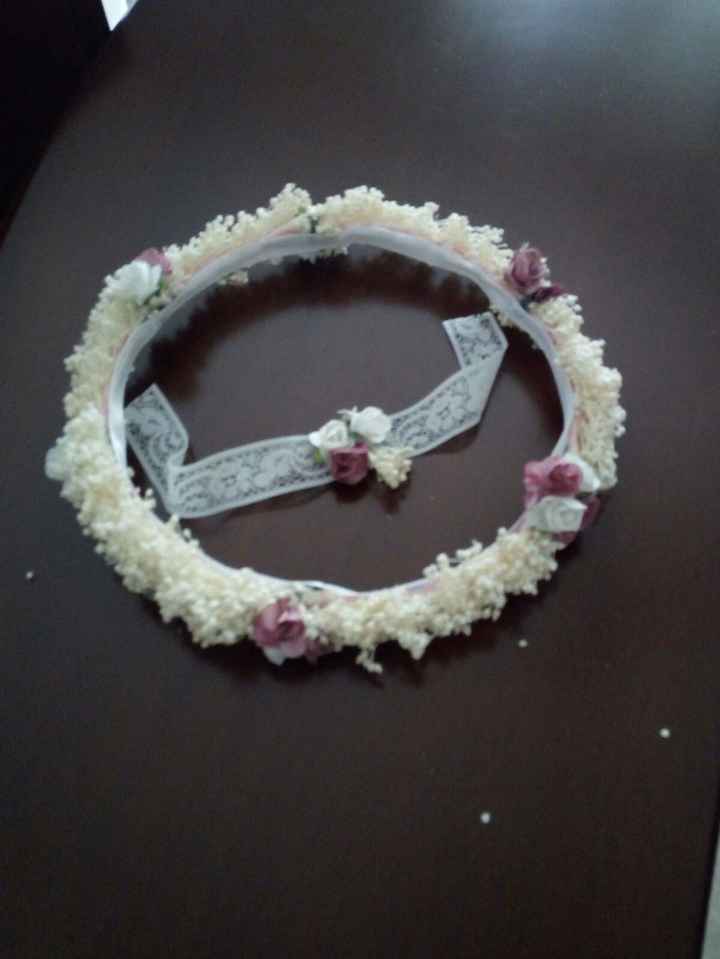 CORONA Y PULSERA DAMAS DE HONOR PEQUEÑAS