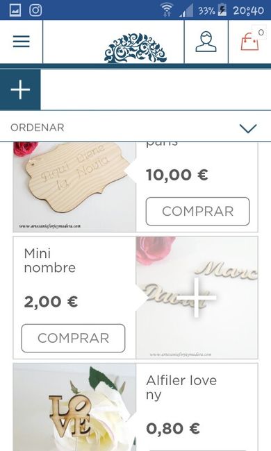 Detalle nombres para mesa invitados de madera - 2
