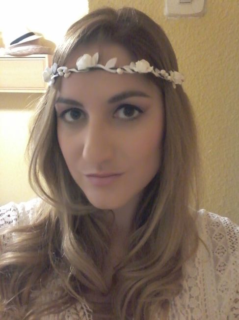 EL DÍA DE LA PRE BODA, CON MAQUILLAJE DE LA CHICA QUE ME VA A MAQUILLAR EL DÍA B