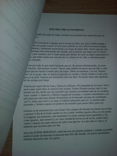LA TERCERA PÁGINA: POR QUÉ LAS ESCOGÍ A ELLAS