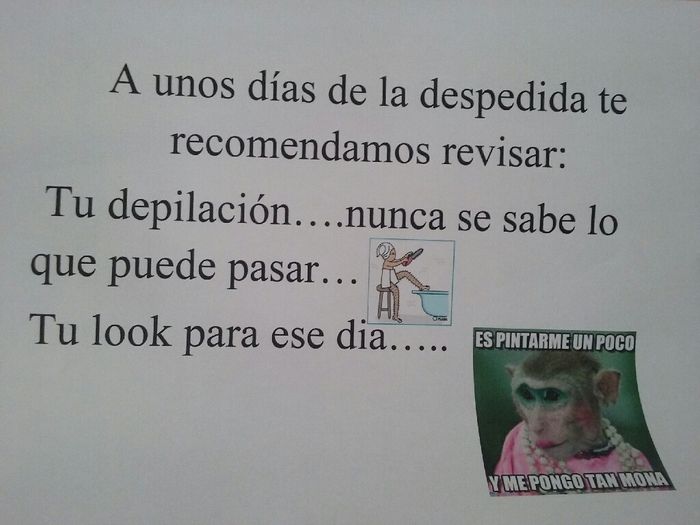 No se si es mi despedida hoy 😂 - 3