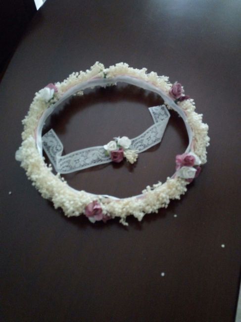 CORONA Y PULSERA DAMAS DE HONOR PEQUEÑAS