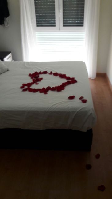 detalle en la cama 