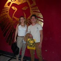 Viendo el musical del rey leon