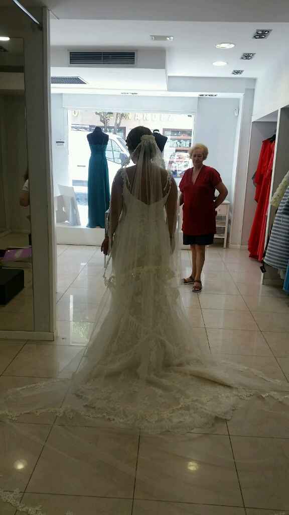 Prueba de peinado y vestido por 2da vez con velo - 1