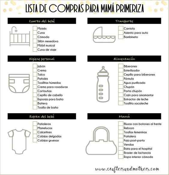 Lista de compras para mamas primerizas. ¿qué vamos a comprar o vamos comprando? - 1