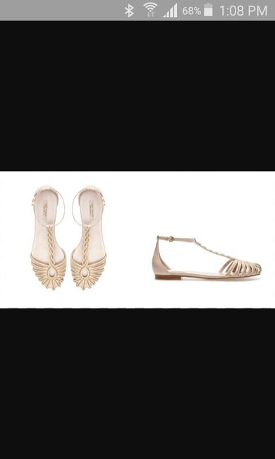 Sandalias planas novia - 1