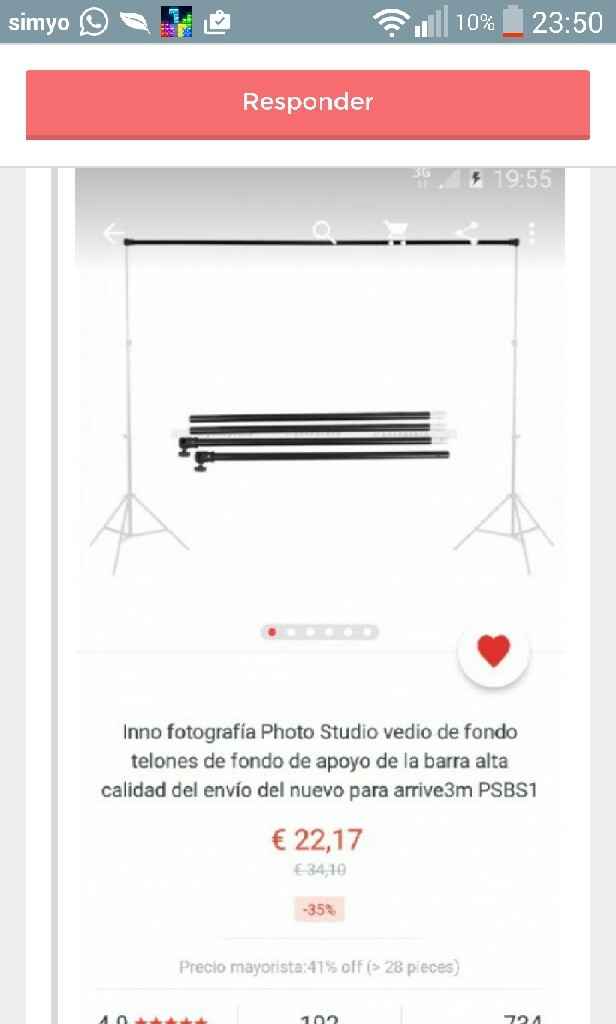 Photocall tela aliexpress - 1