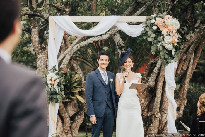 Ayuda sobre el arco de flores boda civil - 3