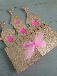 Invitaciones princesa castillo