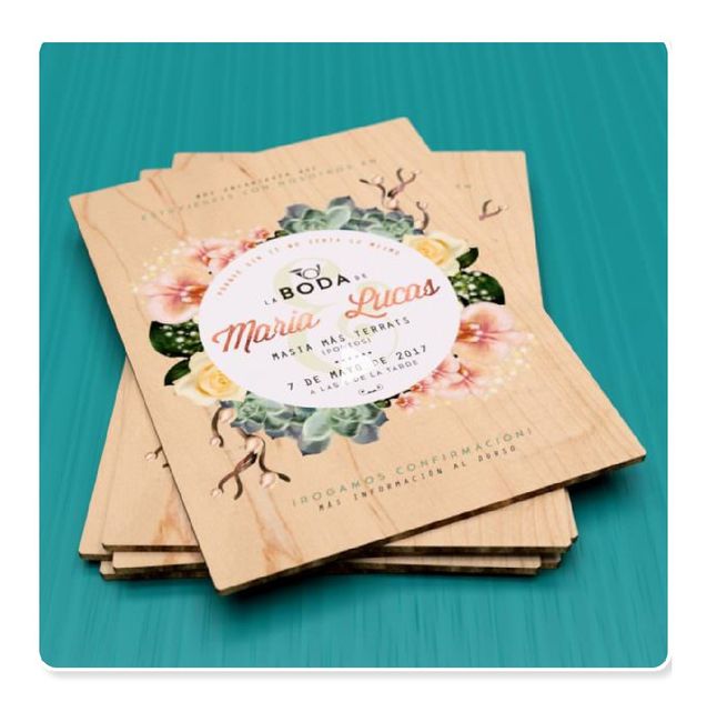 Invitación original - 2