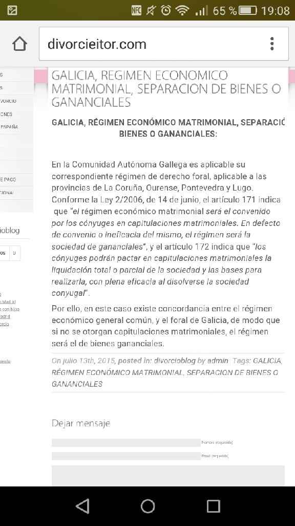 ¿separación de bienes o bienes gananciales en galicia? - 1