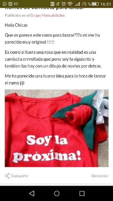 Camisetas ramo de noiva - 1