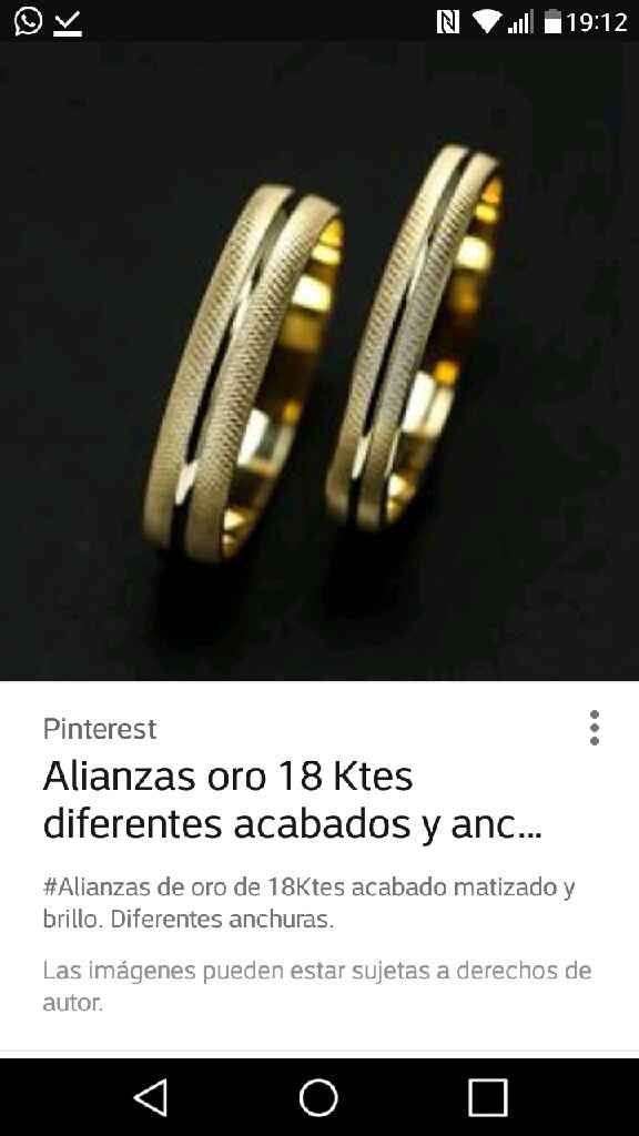  alianzas oro Matizado,ayuda chicas!! - 2