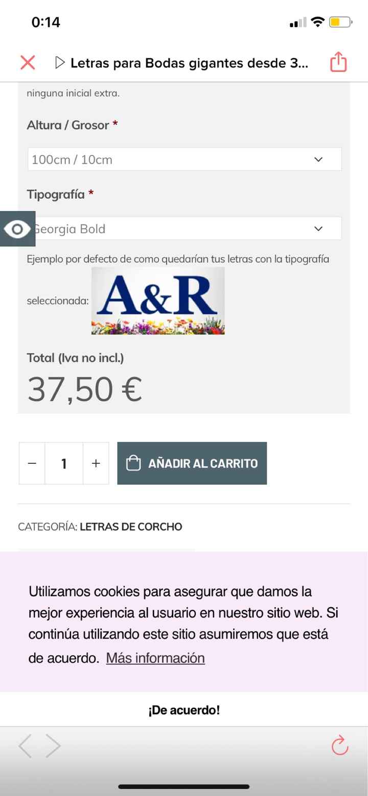 Letras gigantes a mano - 1