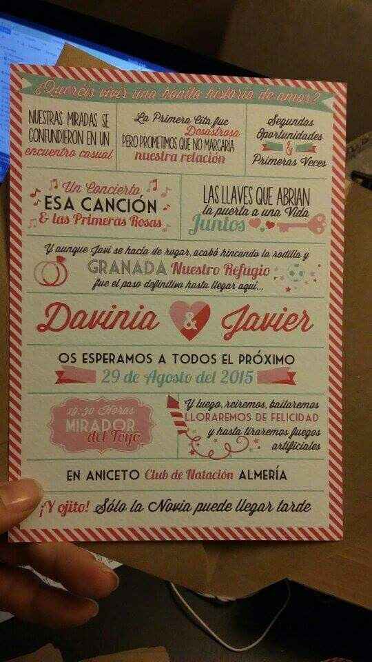 Invitacion de boda mr wonderdul - 1