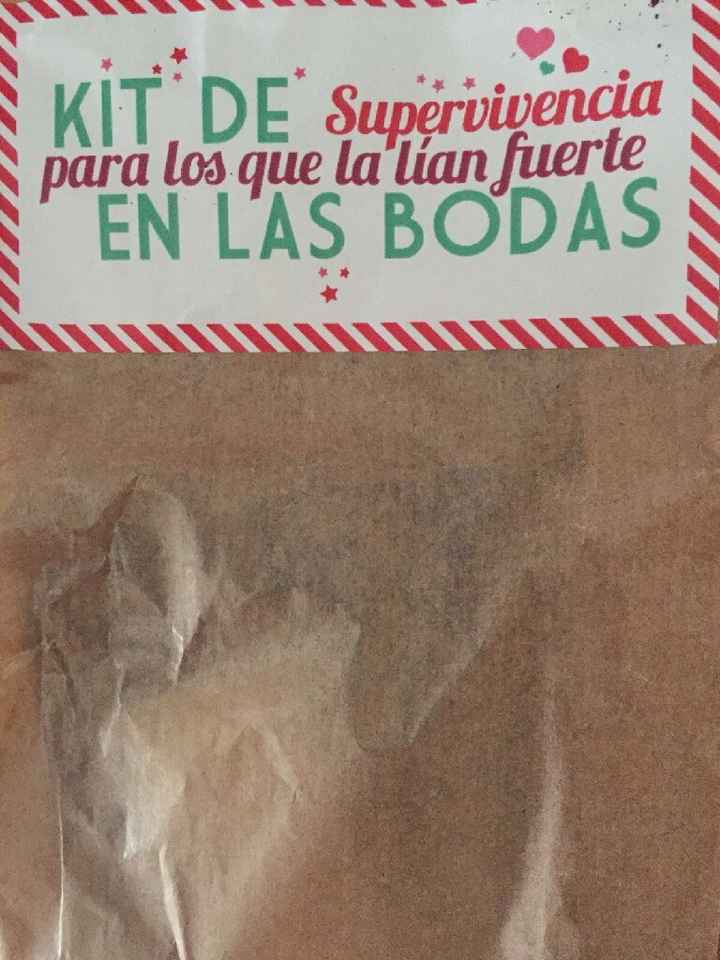 Bolsas para kit anti resaca - 1