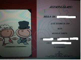 tarjeta boda