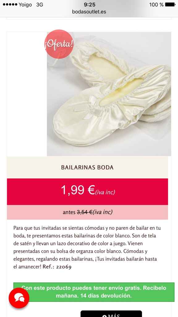 Menuda ganga en bodas outlet bailarinas - 1