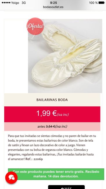 Menuda ganga en bodas outlet bailarinas - 1